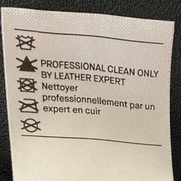 Vince 100% Lamb Leather Boot-Cut Pant Black Designer Mobwife Quiet Luxury-10 - Picture 11 of 12